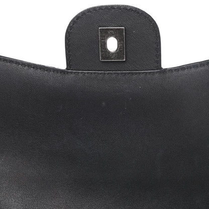 Chanel Lambskin Quilted Large Natural CC Flap Black 14 of 16