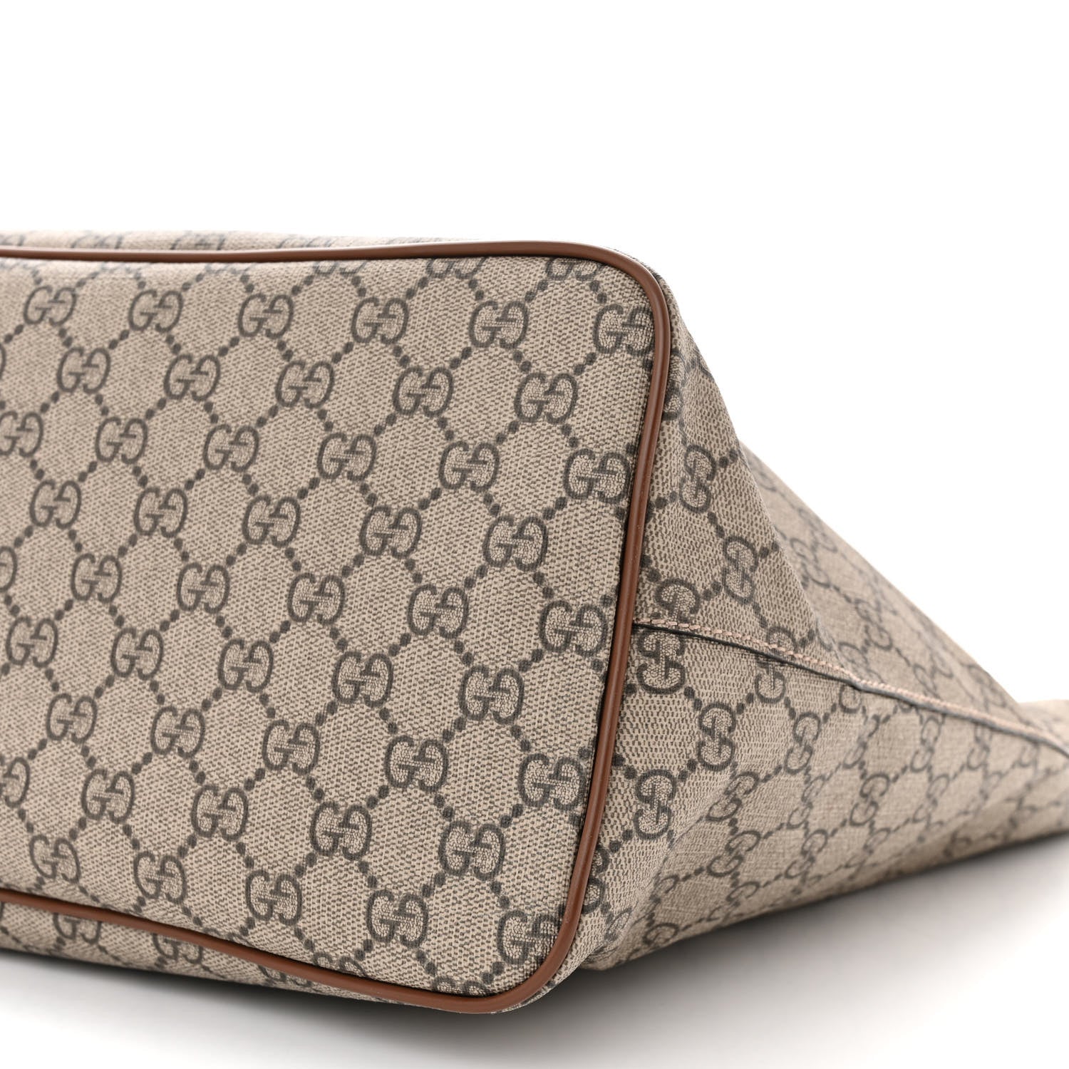 Gucci Soft GG Supreme Monogram Medium Crossbody Tote Beige Cuir 10 of 10
