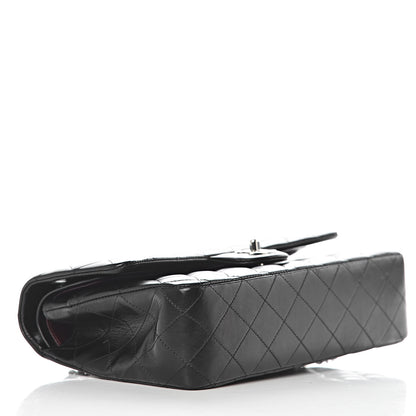 Chanel Lambskin Quilted Medium Double Flap Black 4 of 14
