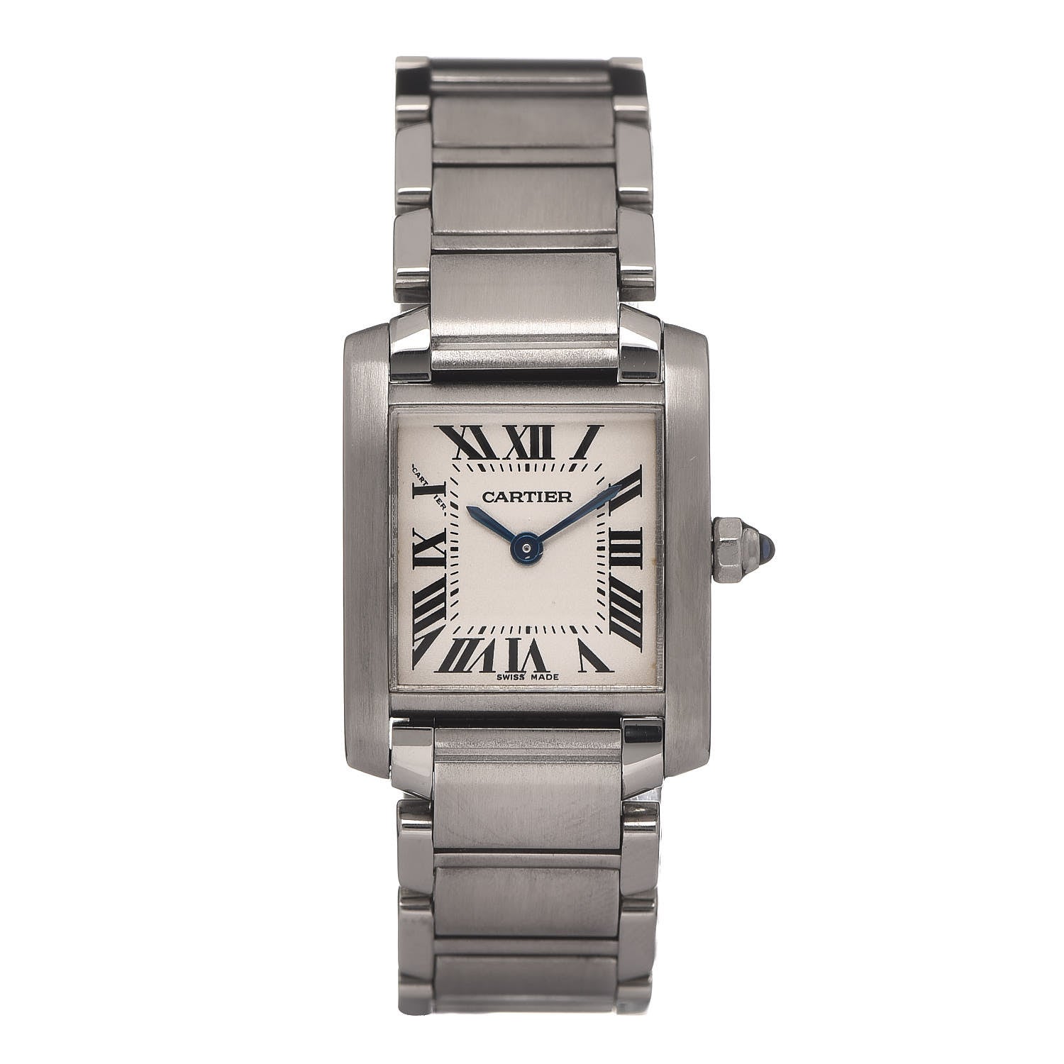 Cartier Stainless Steel 20mm Tank Francaise Quartz Watch 1 of 9