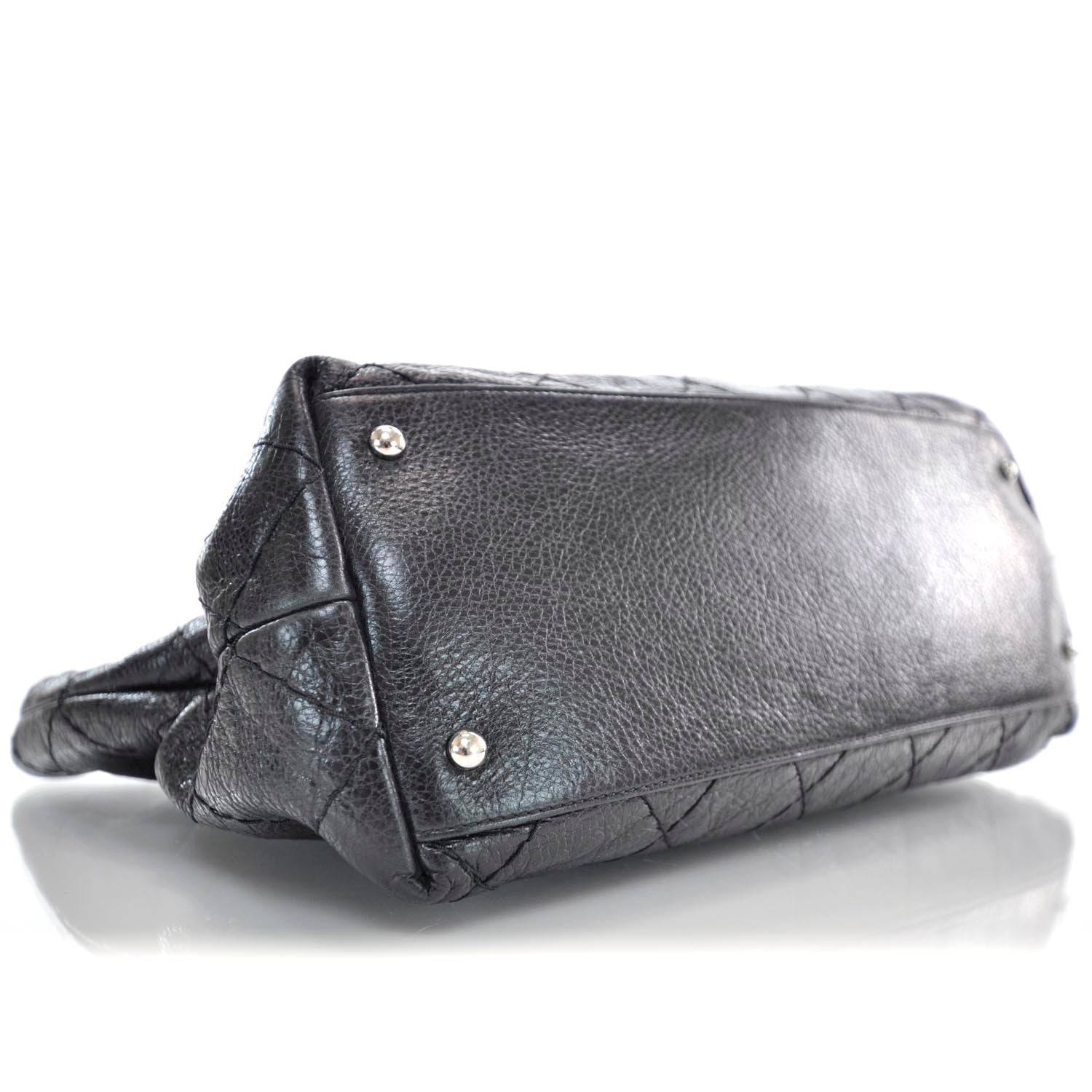 Chanel Glazed Calfskin On The Road Tote 6 of 12
