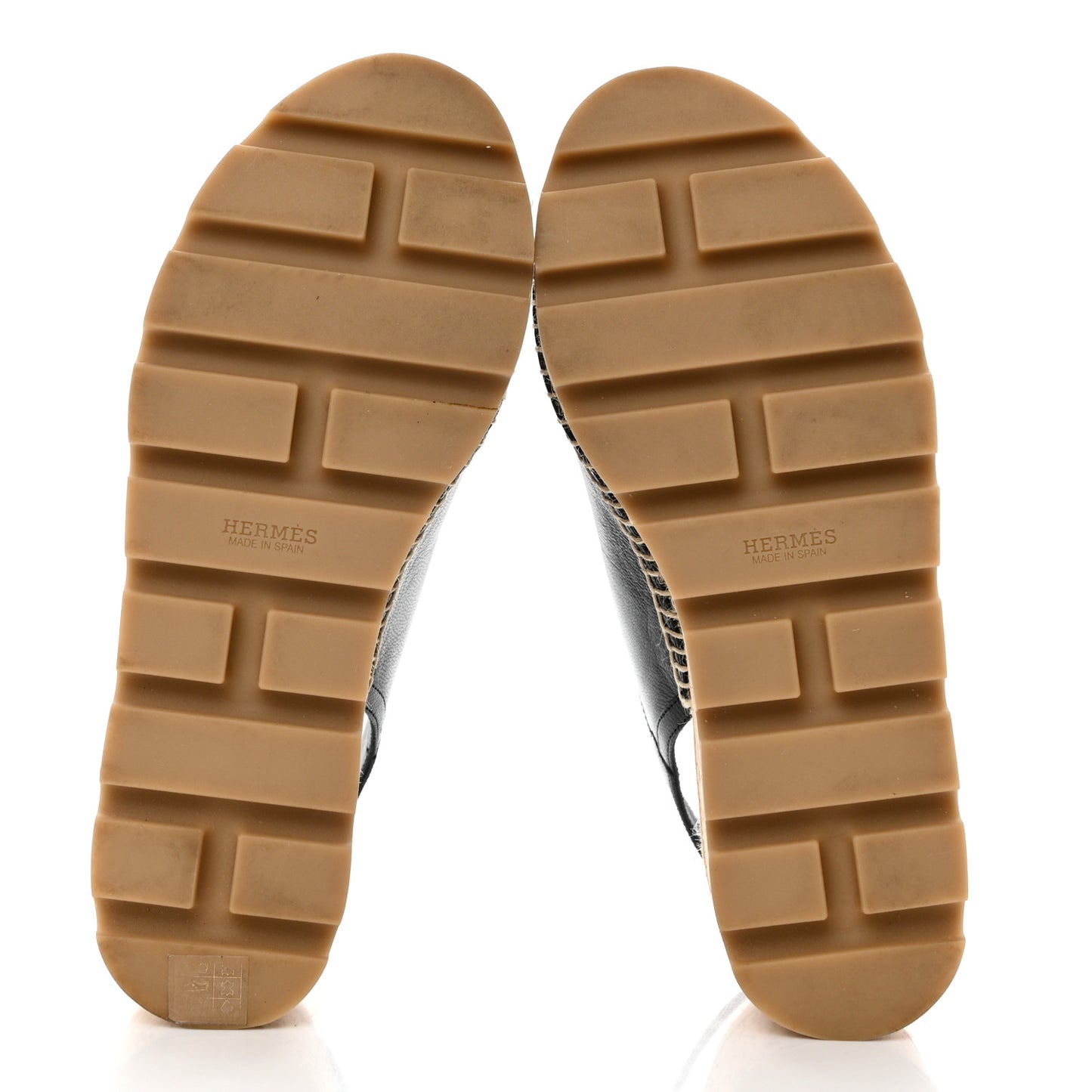 Goatskin Envie 30 Espadrille Wedge Sandals 36 Black