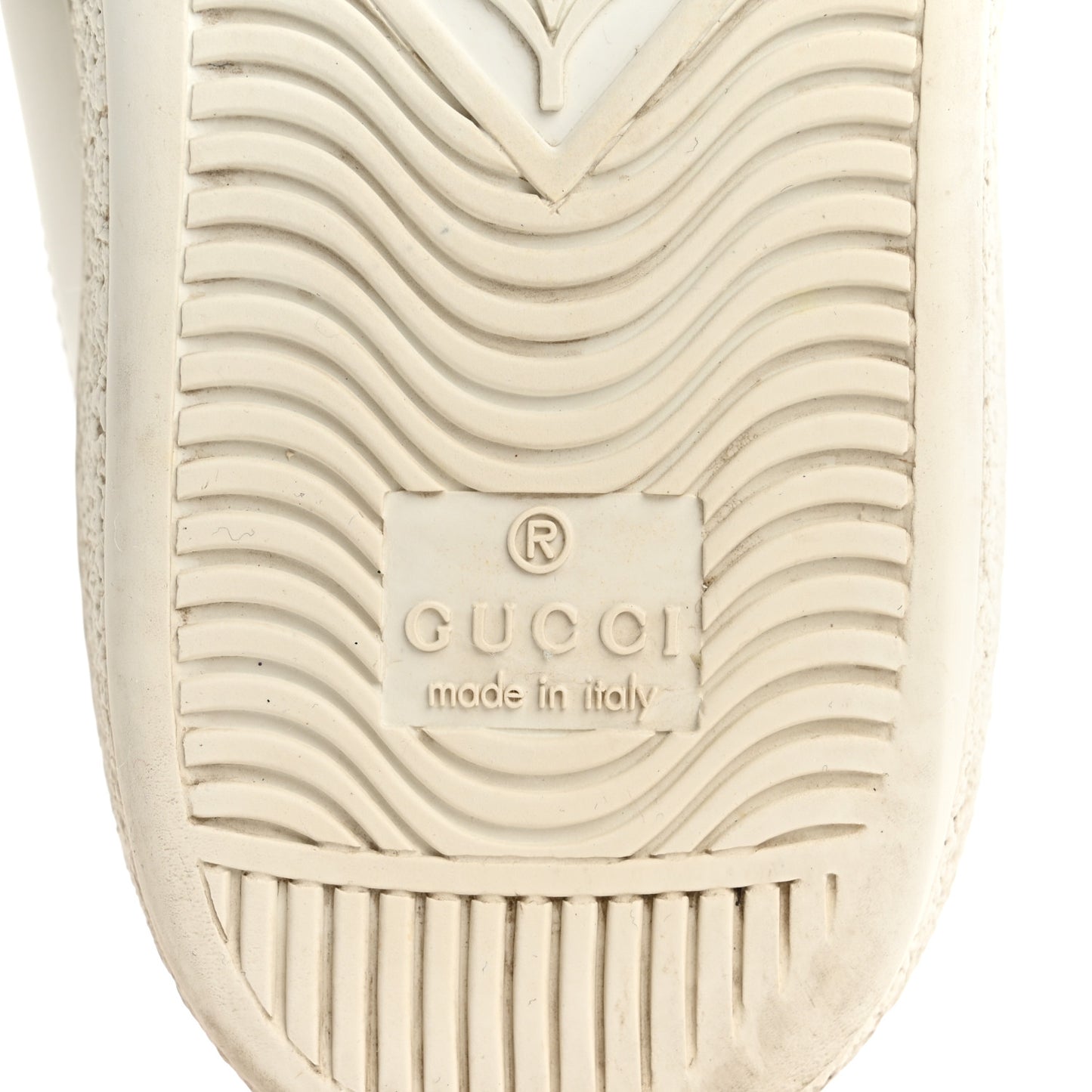 Calfskin Ayers Bee Embroidered Womens Ace Sneakers 36 White Green