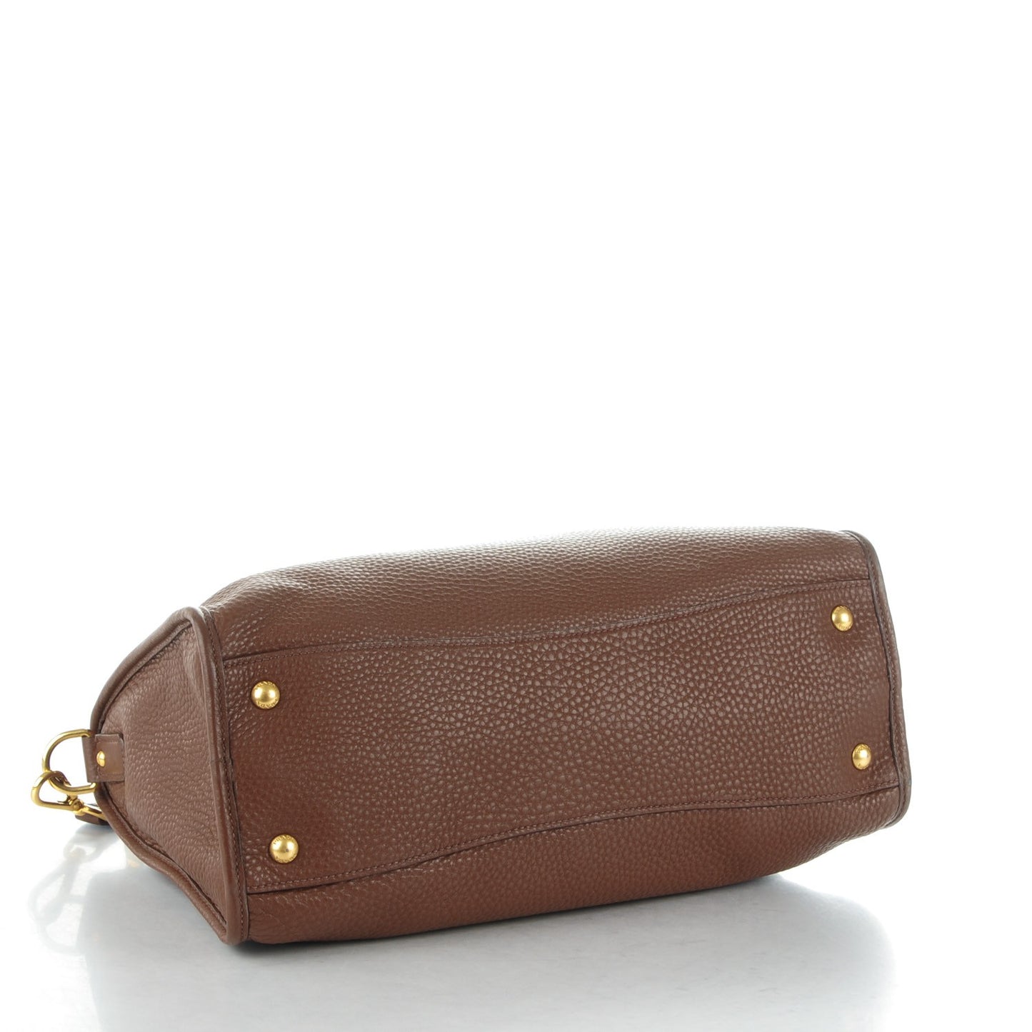 Vitello Daino Shopping Satchel Bruciato