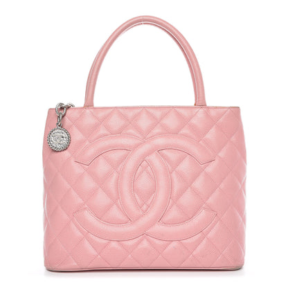Chanel Caviar Quilted Medallion Tote Light Pink 1 of 20