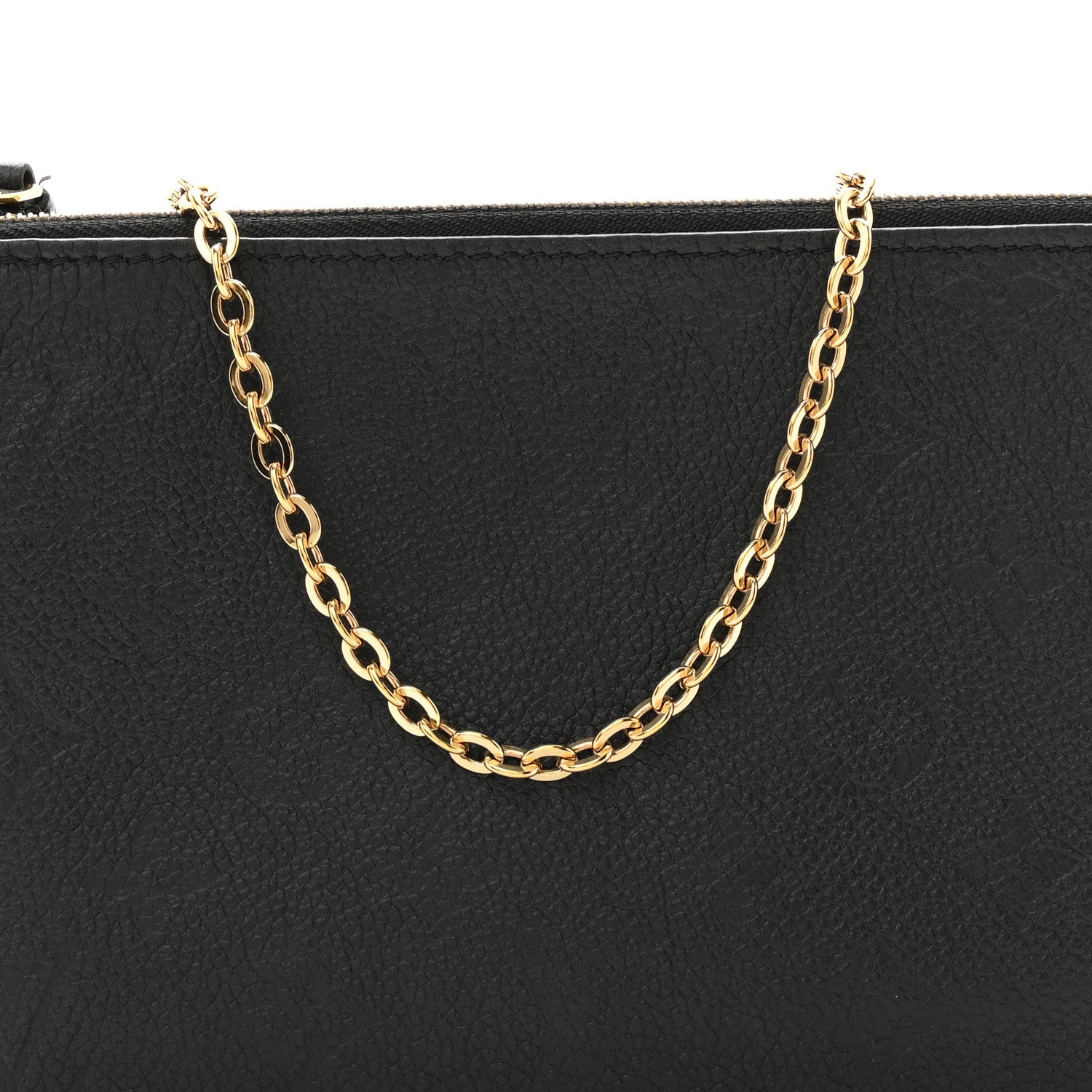 Louis Vuitton Empreinte Double Zip Pochette Black 7 of 11