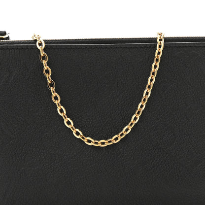Louis Vuitton Empreinte Double Zip Pochette Black 7 of 11