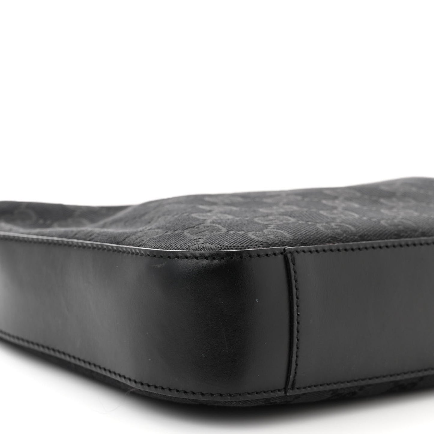 Monogram GG Small Clasp Hobo Black