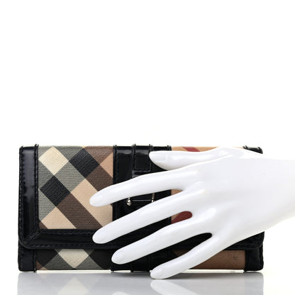 Burberry Nova Check Continental Wallet Black 2 of 12