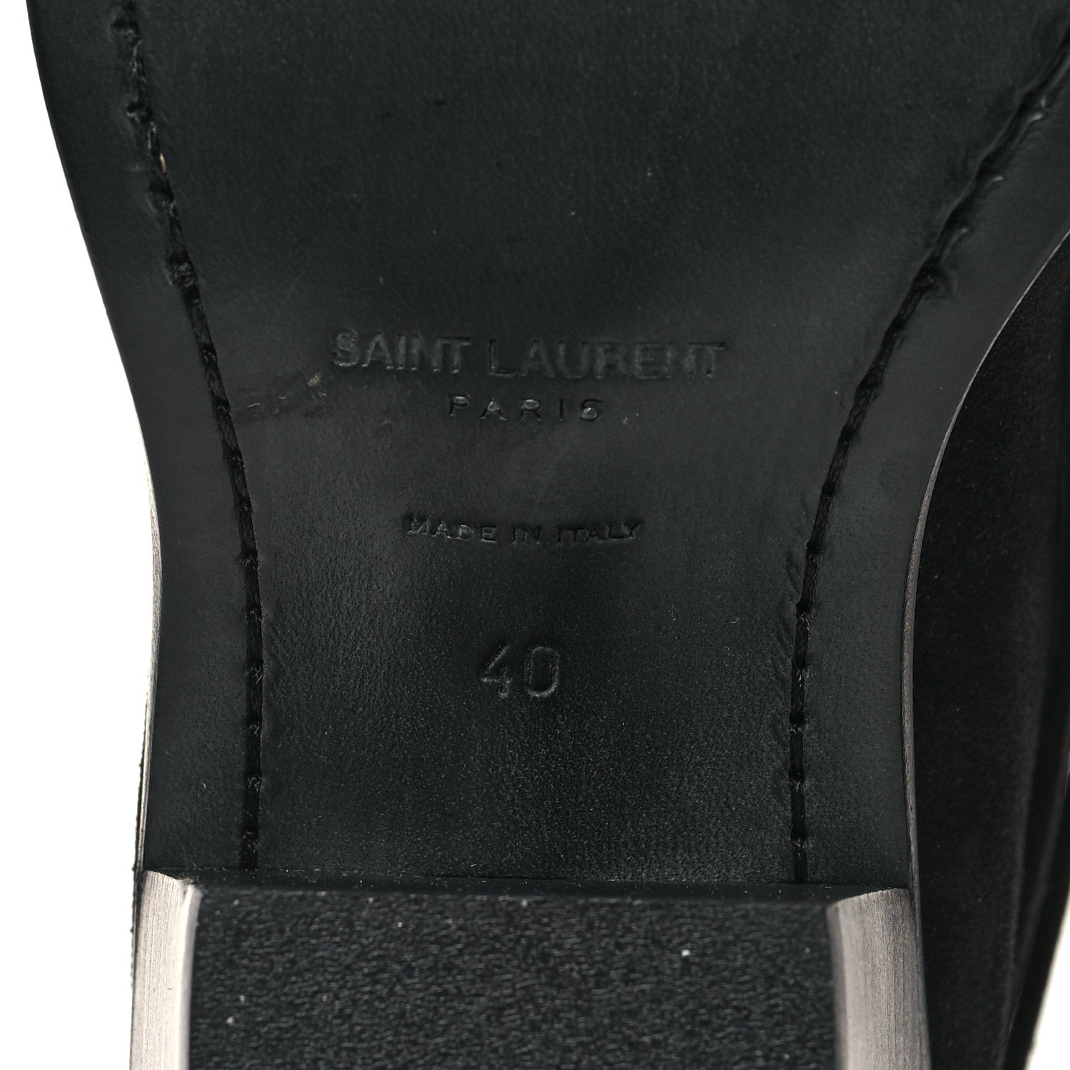 Saint Laurent Suede Eastwood 45 Ankle Boots 40 Black 7 of 8