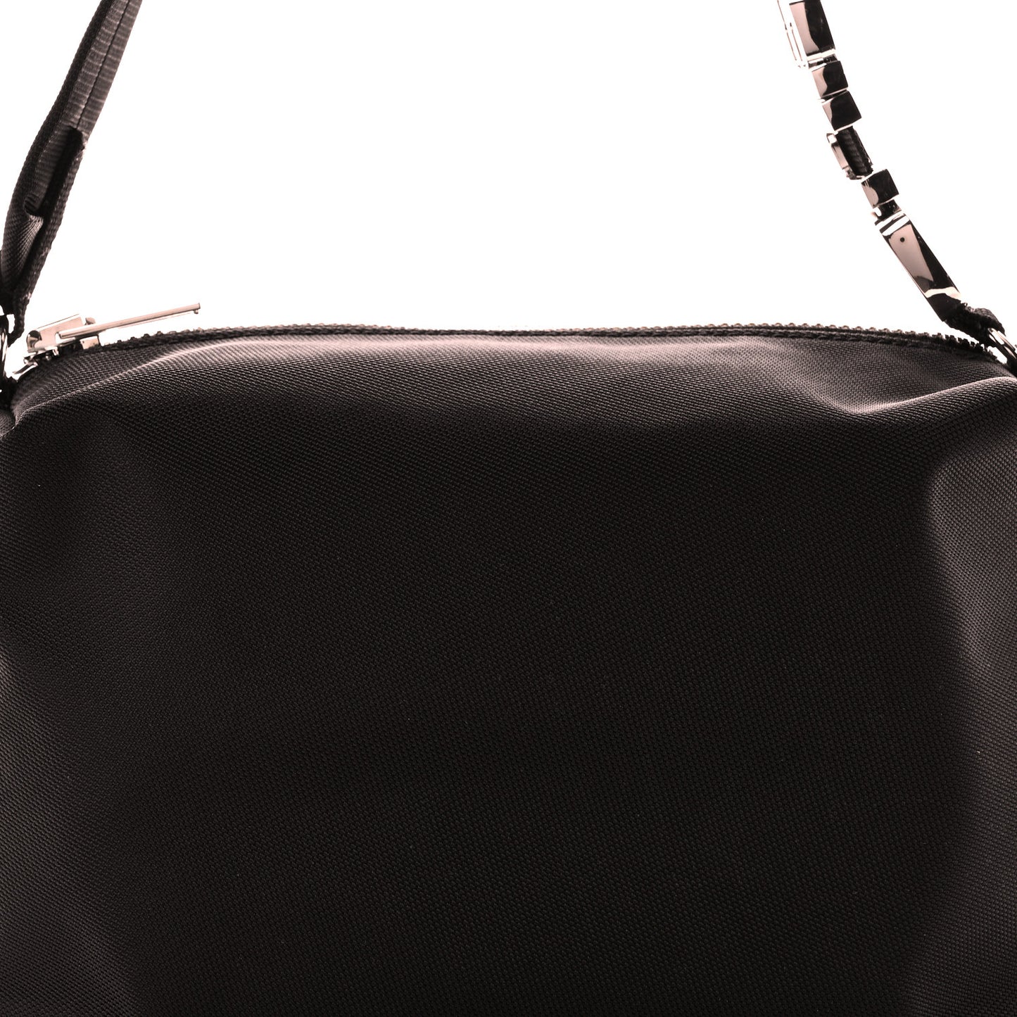 Nylon Canvas Heiress Sport Shoulder Bag Black