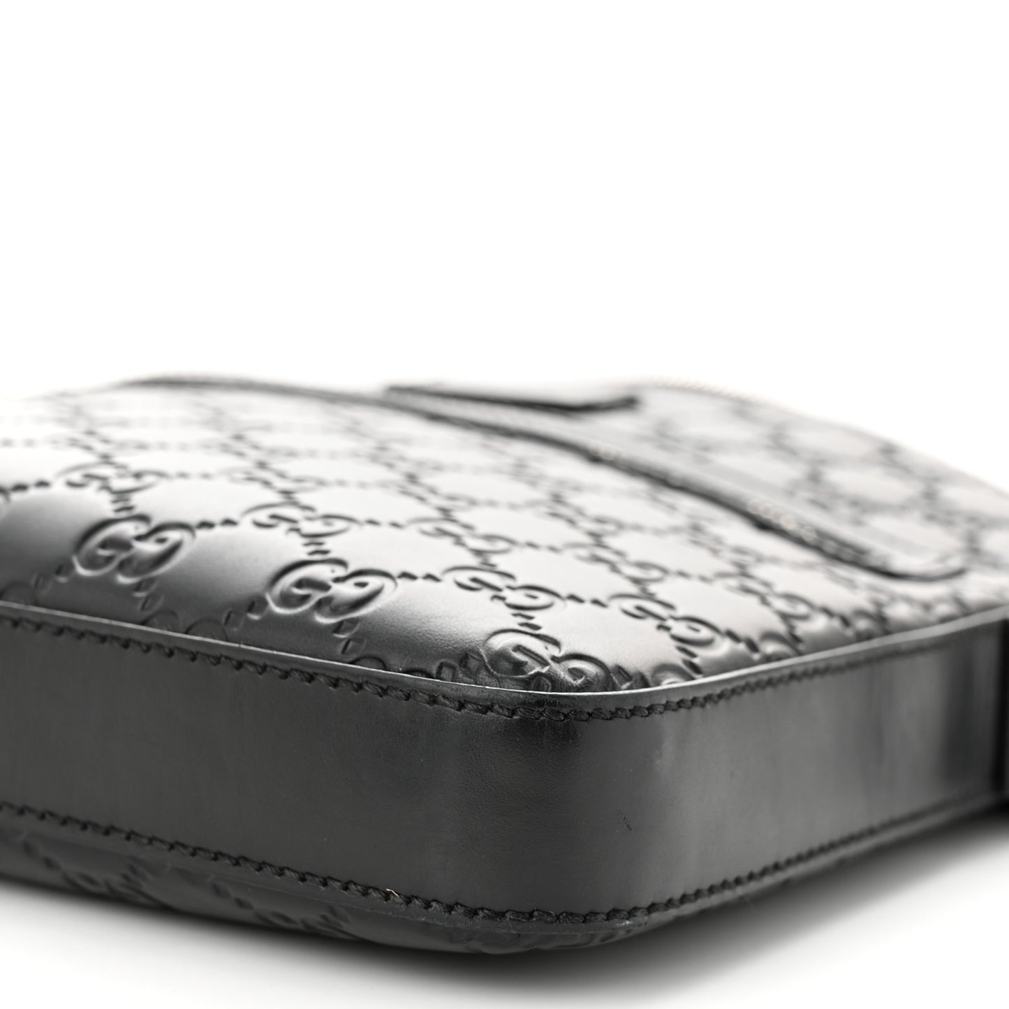 Guccissima Signature Small Messenger Bag Black
