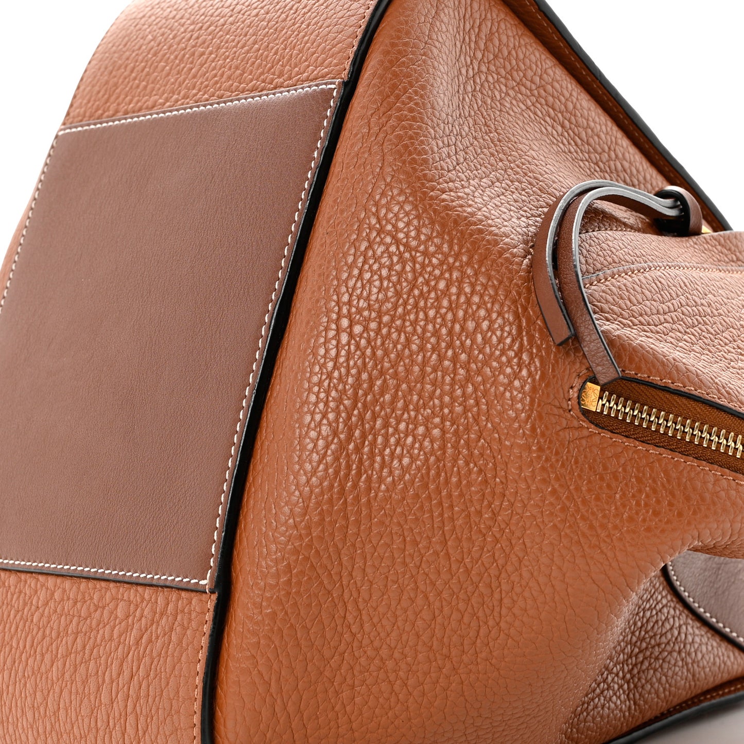 Grained Calfskin Small Hammock Shoulder Bag Tan