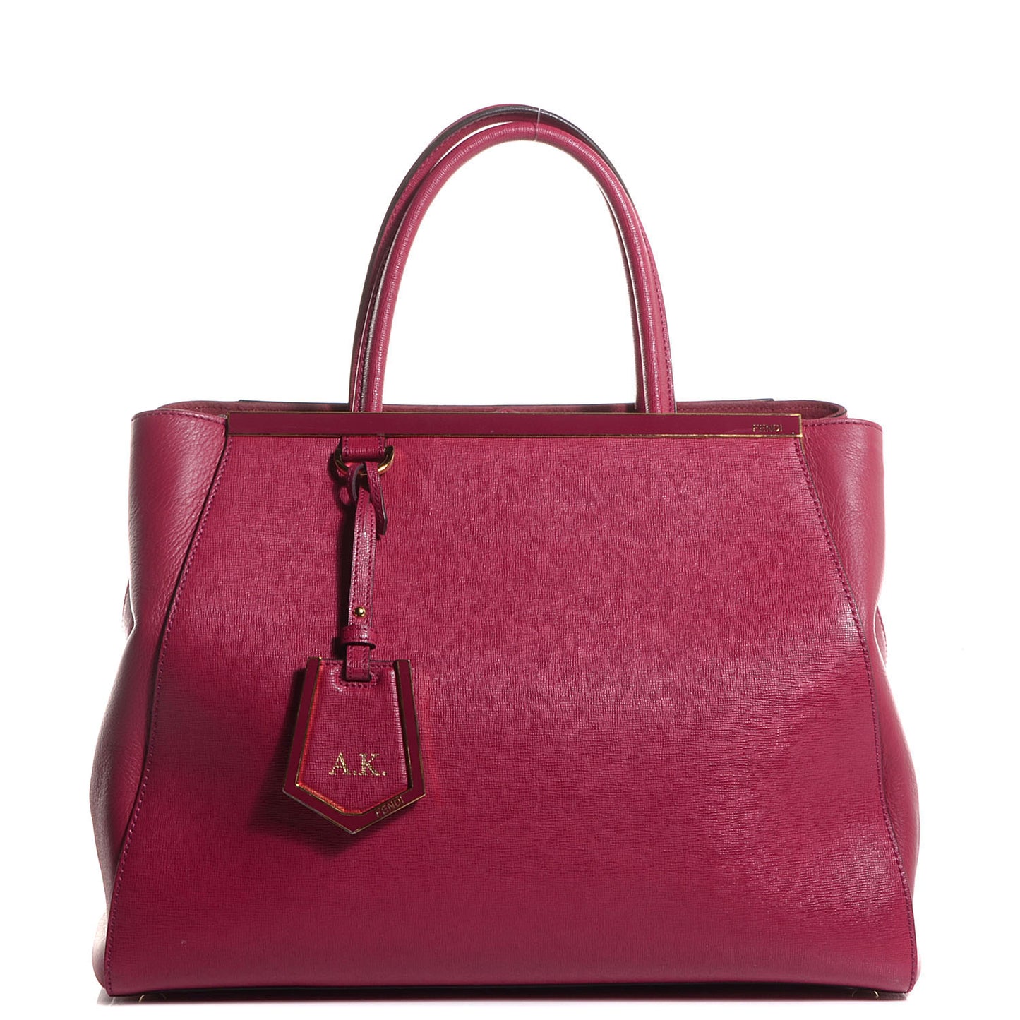 Vitello Elite Flamingo Regular 2Jours Tote Amarena
