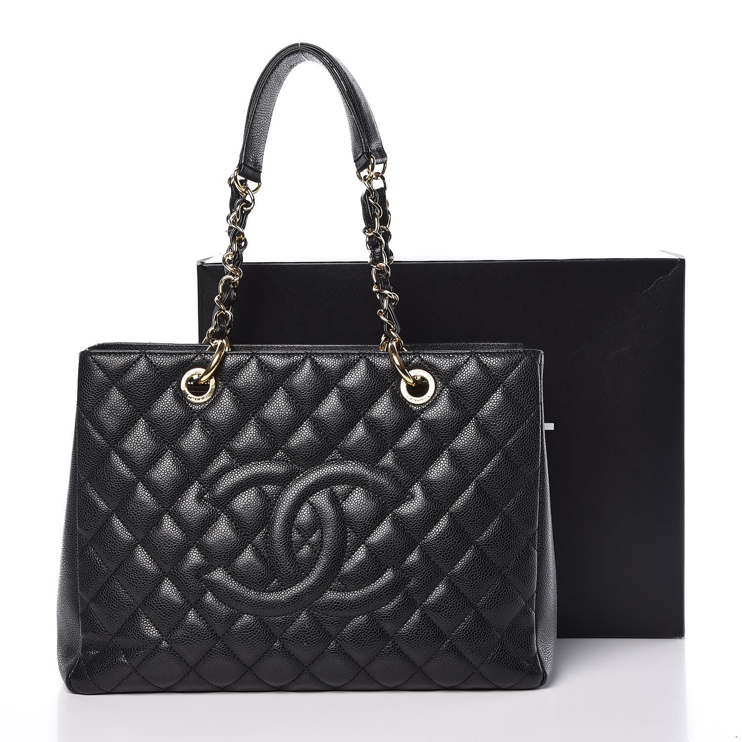 Chanel Caviar Quilted Grand Shopping Tote GST Black 22 of 22