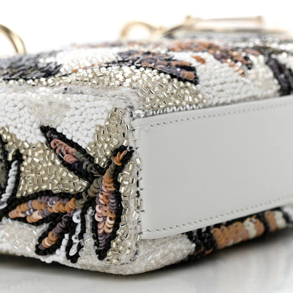 Christian Dior Calfskin Sequin Embroidered Butterfly Lady D-Joy Multicolor 9 of 10