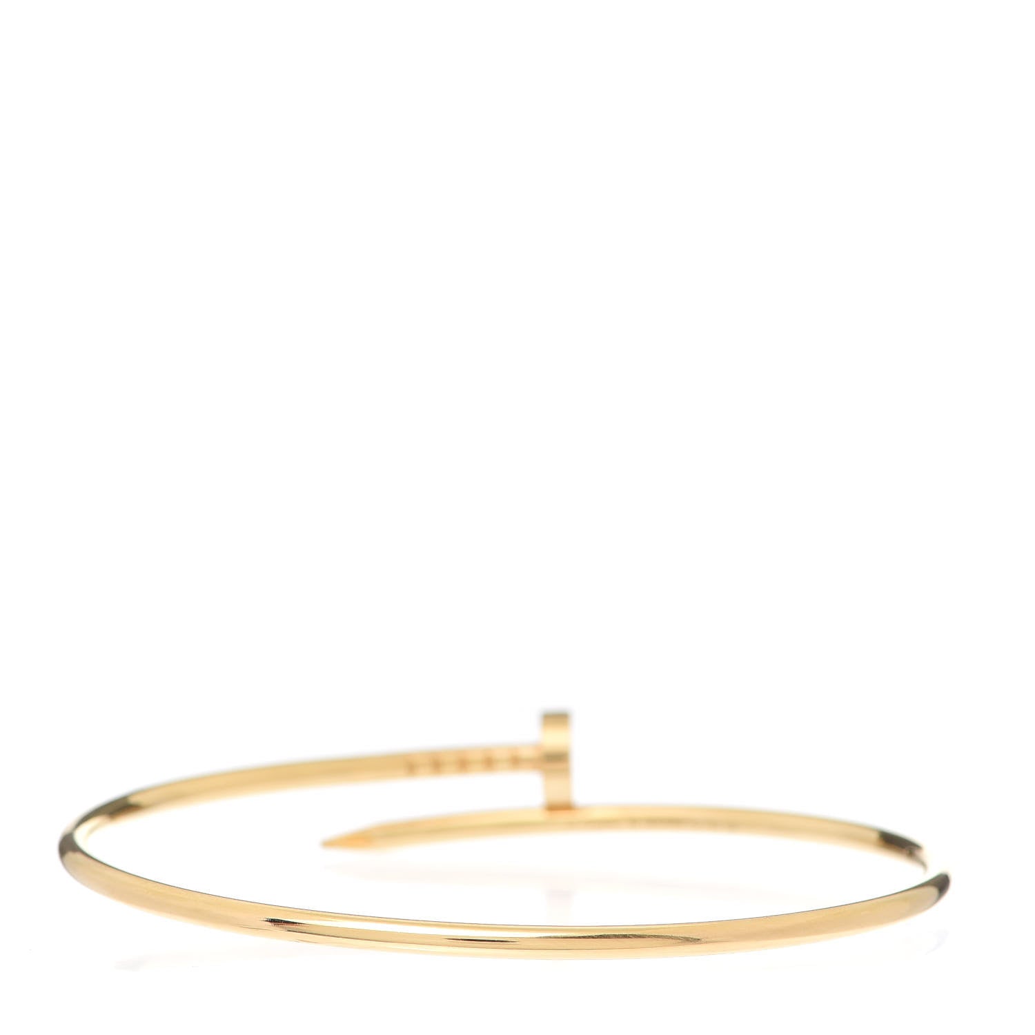 Cartier 18K Yellow Gold Small Juste Un Clou Bracelet 18 3 of 6
