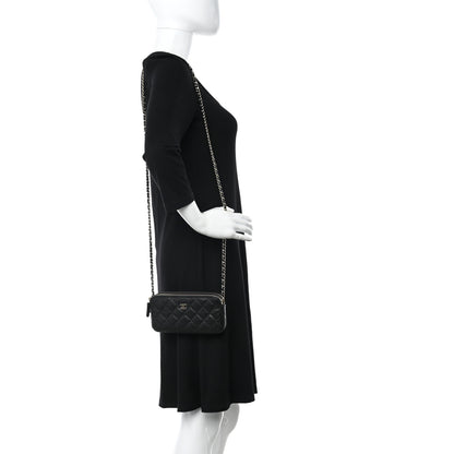 Chanel Caviar Quilted Small Clutch With Chain Black 2 of 16