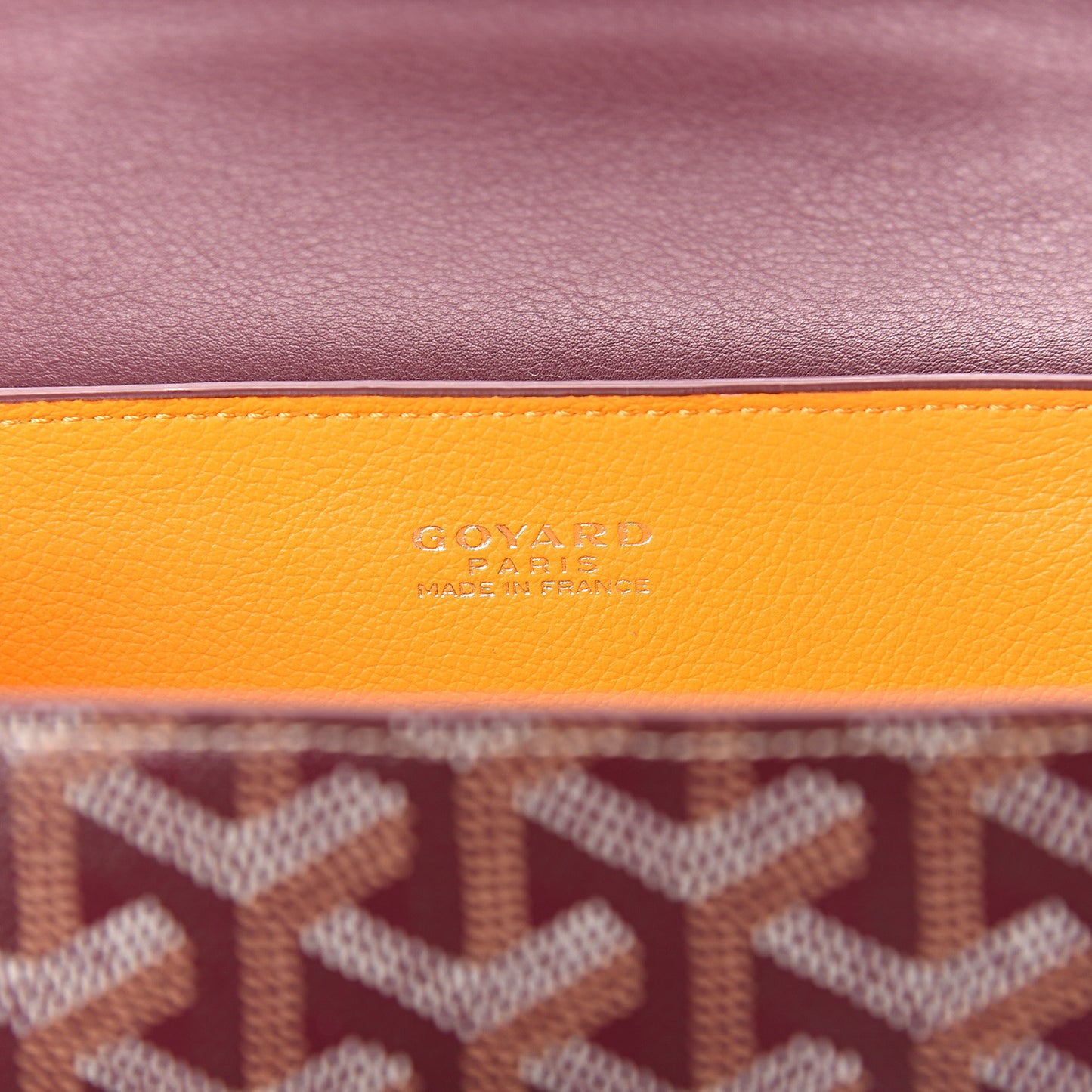 Goyardine Mini Saigon Burgundy