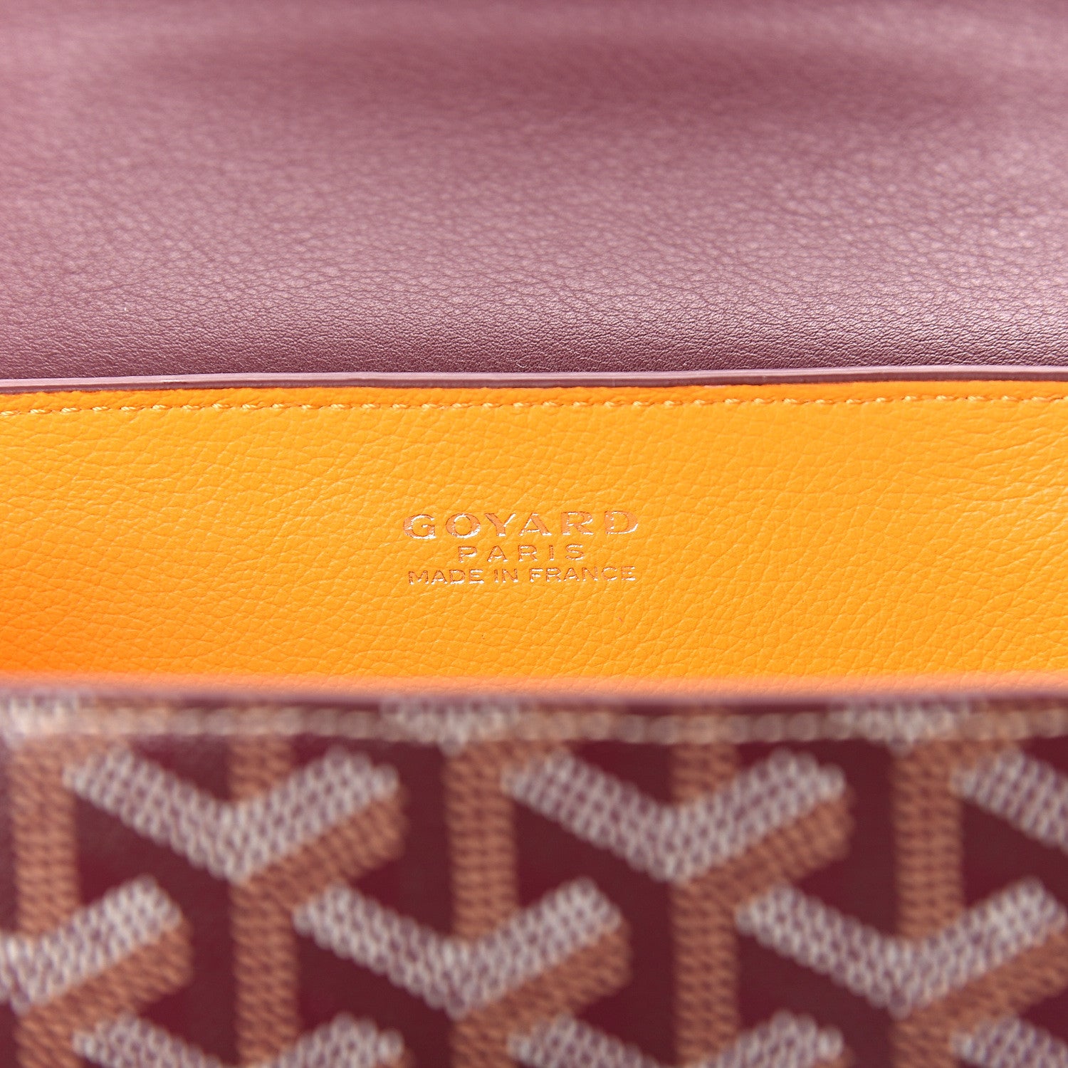 Goyard Goyardine Mini Saigon Burgundy 7 of 10