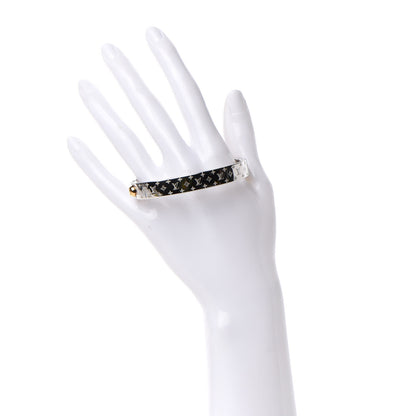 Louis Vuitton Palladium Monogram Nanogram Cuff M 2 of 7