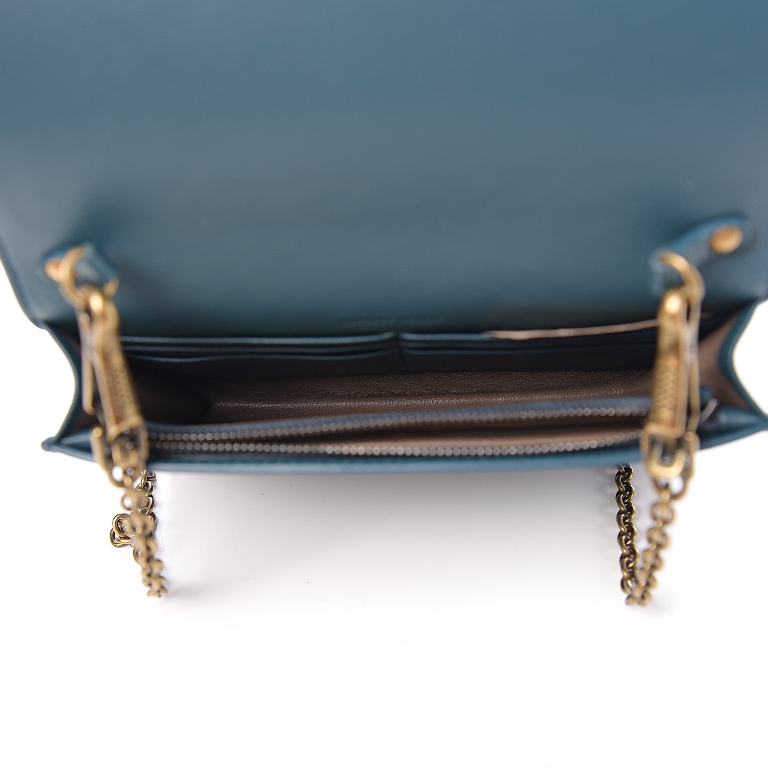 Bottega Veneta Nappa Intrecciato Checker Chain Wallet Tweedia Brighton 4 of 9