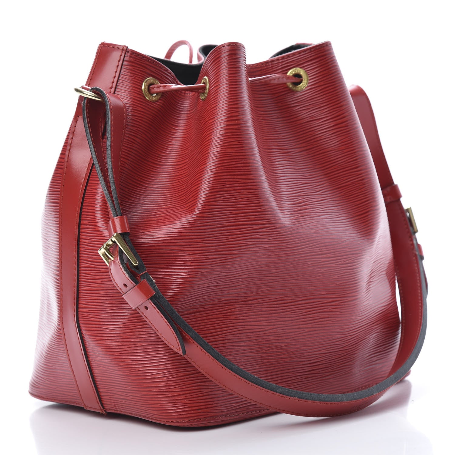 Louis Vuitton Epi Petit Noe Castillan Red 3 of 17