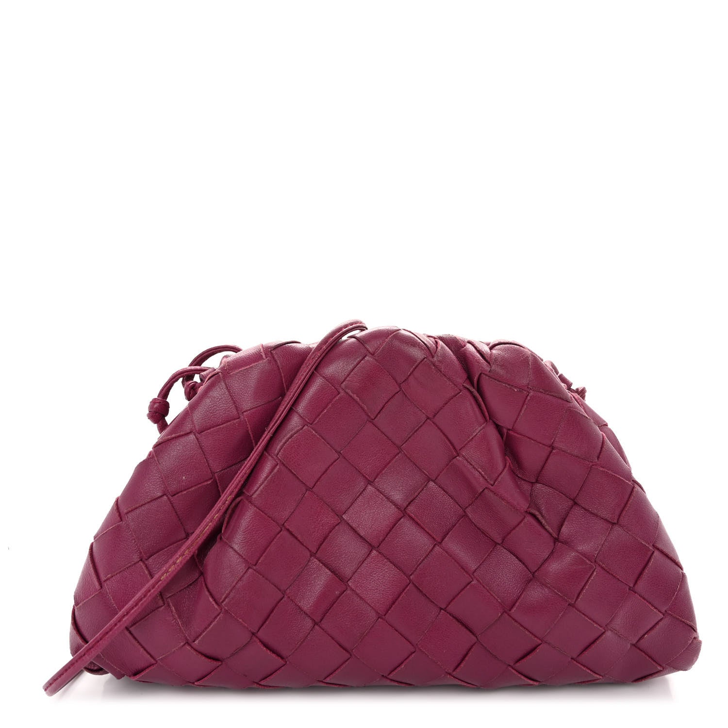 Bottega Veneta Nappa Intrecciato The Mini Pouch Cinnabar 1 of 9