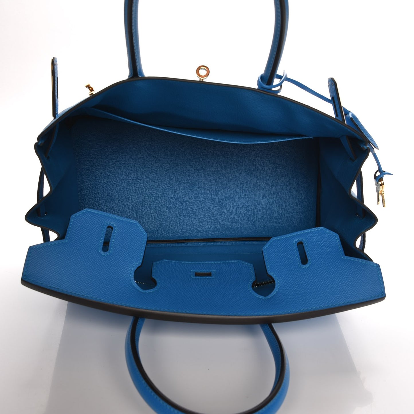 Epsom Birkin 30 Bleu Zanzibar