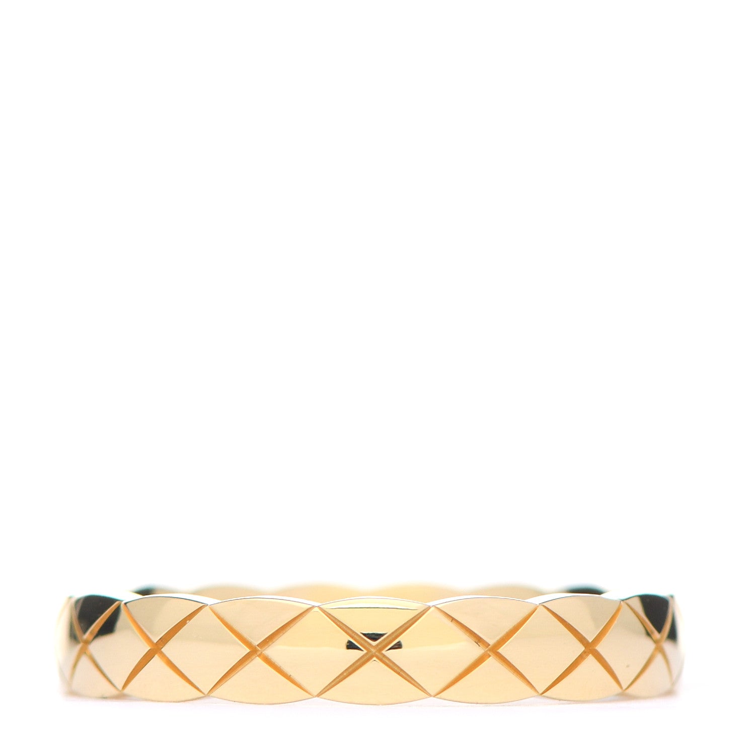 Chanel 18K Yellow Gold Mini Coco Crush Ring 50 5.25 1 of 5