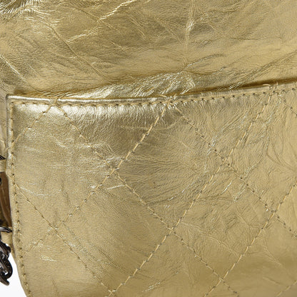 Chanel Metallic Aged Calfskin Quilted Small Gabrielle Bucket Gold 9 of 9