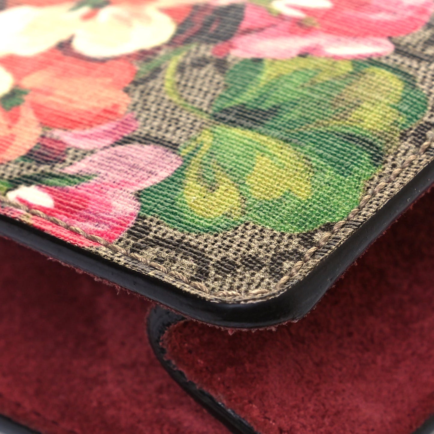 GG Supreme Monogram Blooms Mini Dionysus Shoulder Bag Beige Multicolor Dry Rose