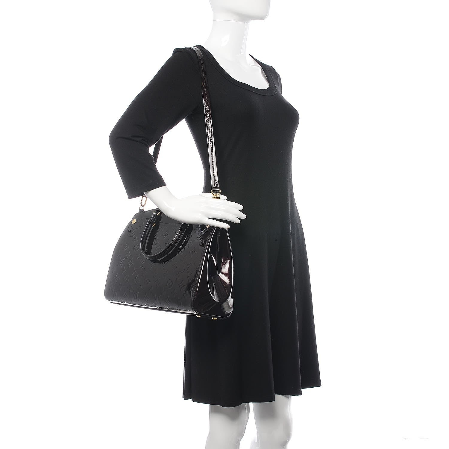 Louis Vuitton Vernis Brea MM NM Amarante 2 of 6
