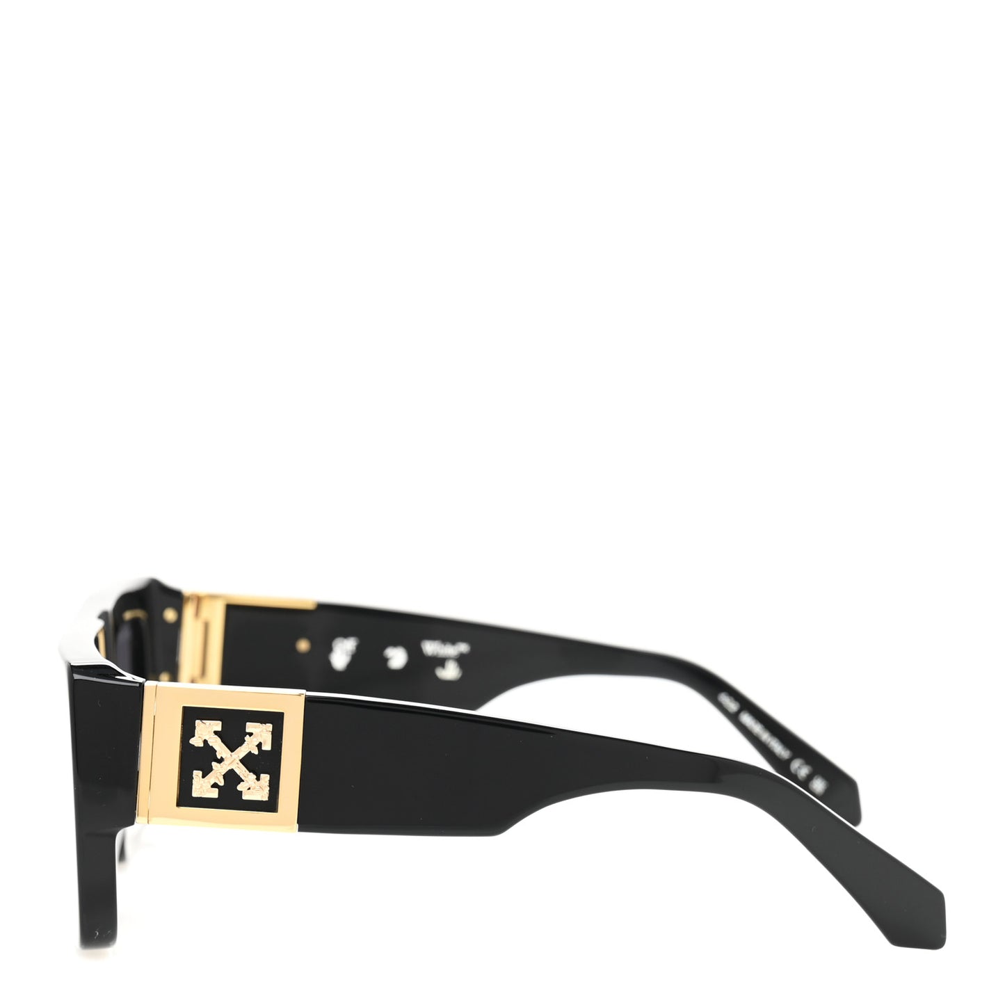 Acetate Square Sunglasses OERI049 Black