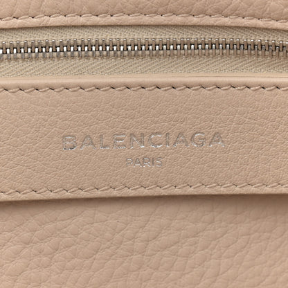 Balenciaga Grained Calfskin Papier Mini A4 Zip Around Tote Light Beige 7 of 12