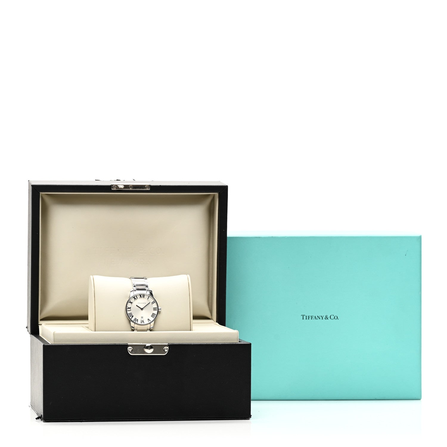 Tiffany Stainless Steel 29mm Atlas 2-Hand Quartz Watch 1829030