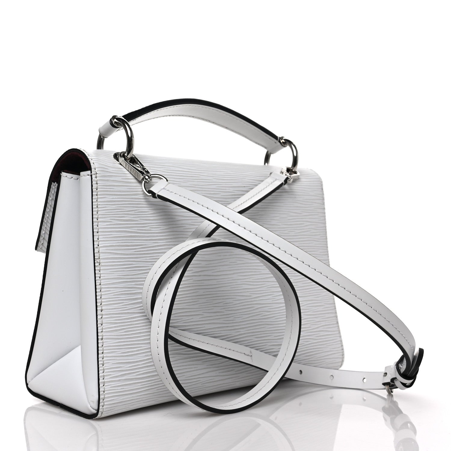 Louis Vuitton Epi Pochette Grenelle White 2 of 8