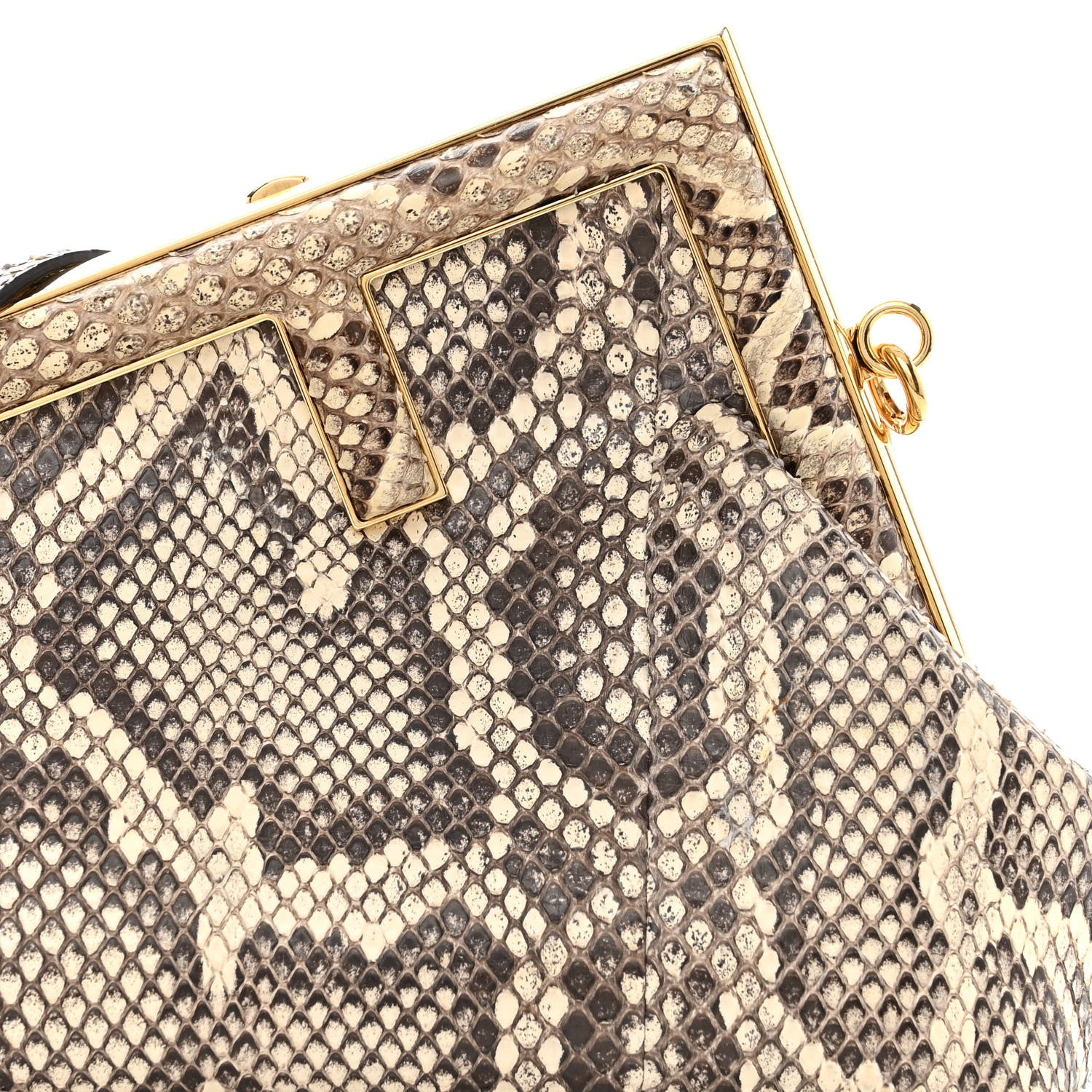 Fendi Snakeskin Small Fendi First Daisy Roccia 8 of 10