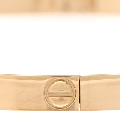 Cartier 18K Yellow Gold 6 Diamond Small LOVE Bracelet 18 4 of 7