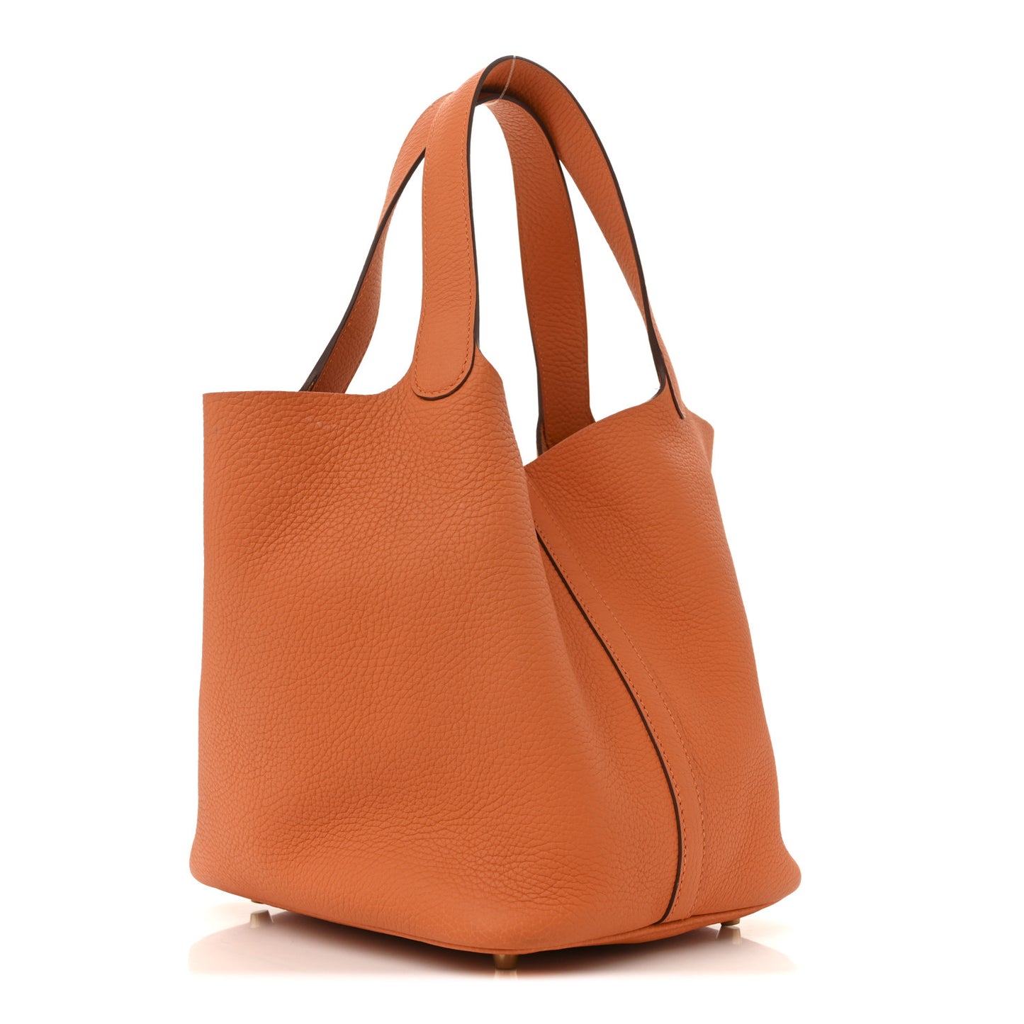 Taurillon Clemence Picotin Lock 22 MM Orange
