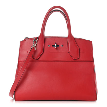 Louis Vuitton Calfskin City Steamer PM Rubis 1 of 20