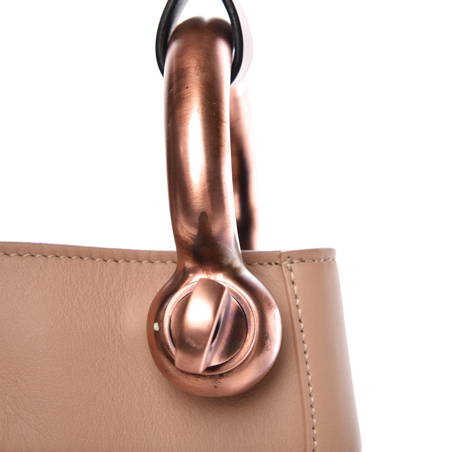 Tom Ford Calfskin Fisherman Hook Drawstring Hobo Bag Blush Nude 13 of 17