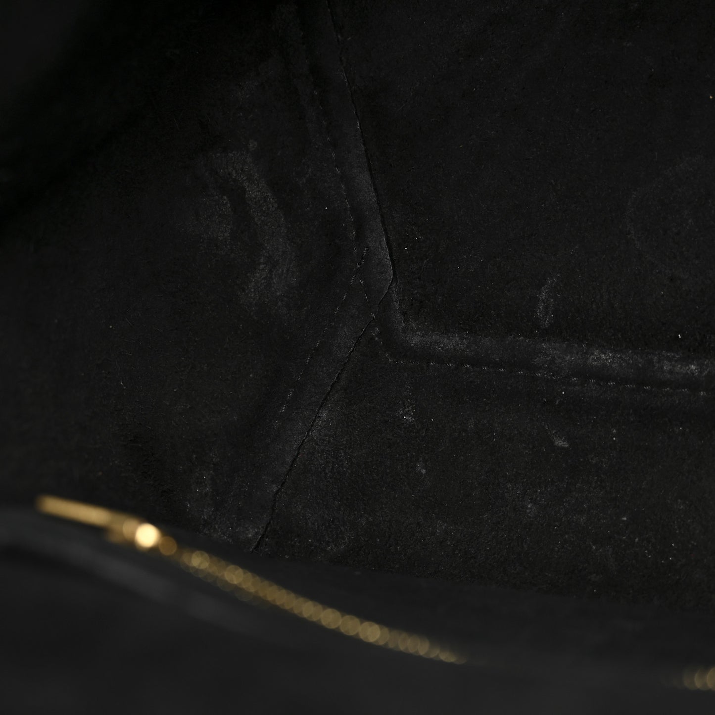 Soft Grained Calfskin Small Sangle Bucket Bag Black