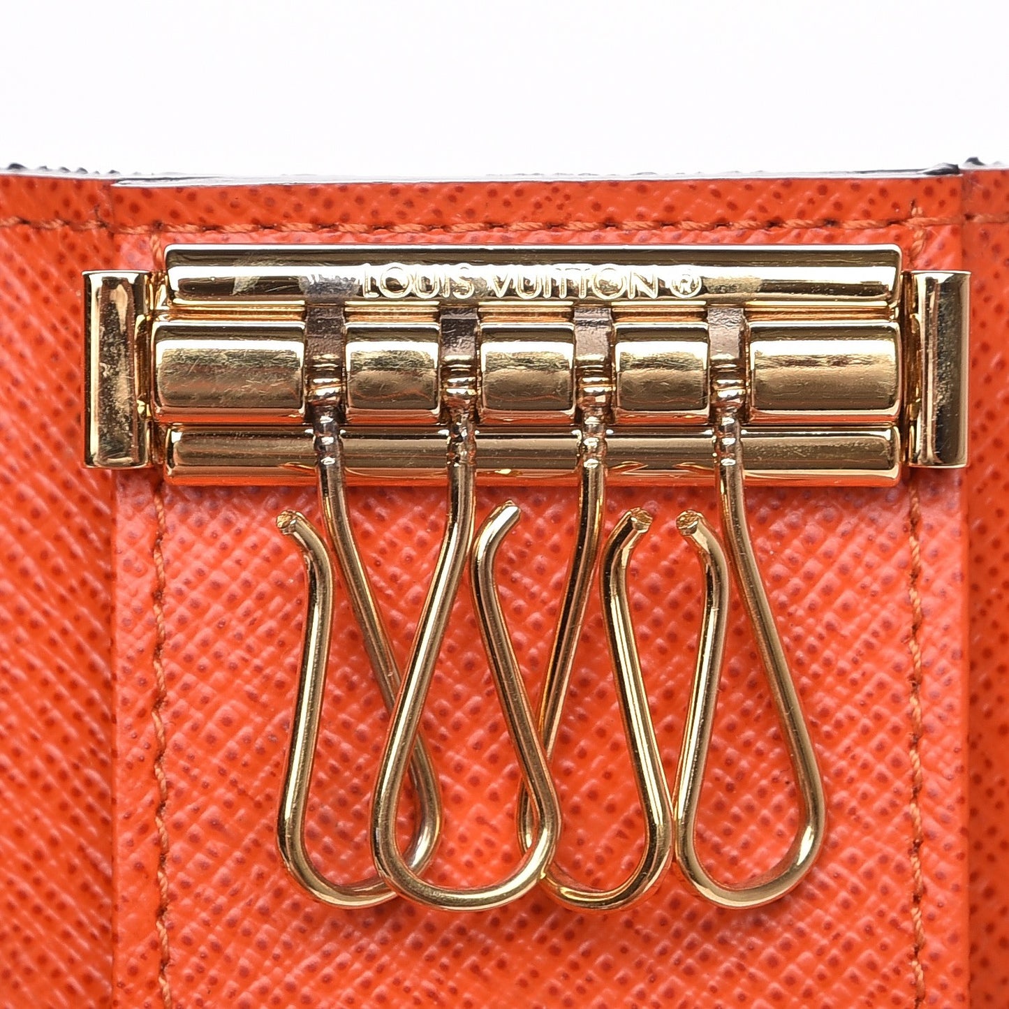 Monogram 4 Key Multicles Holder Poppy