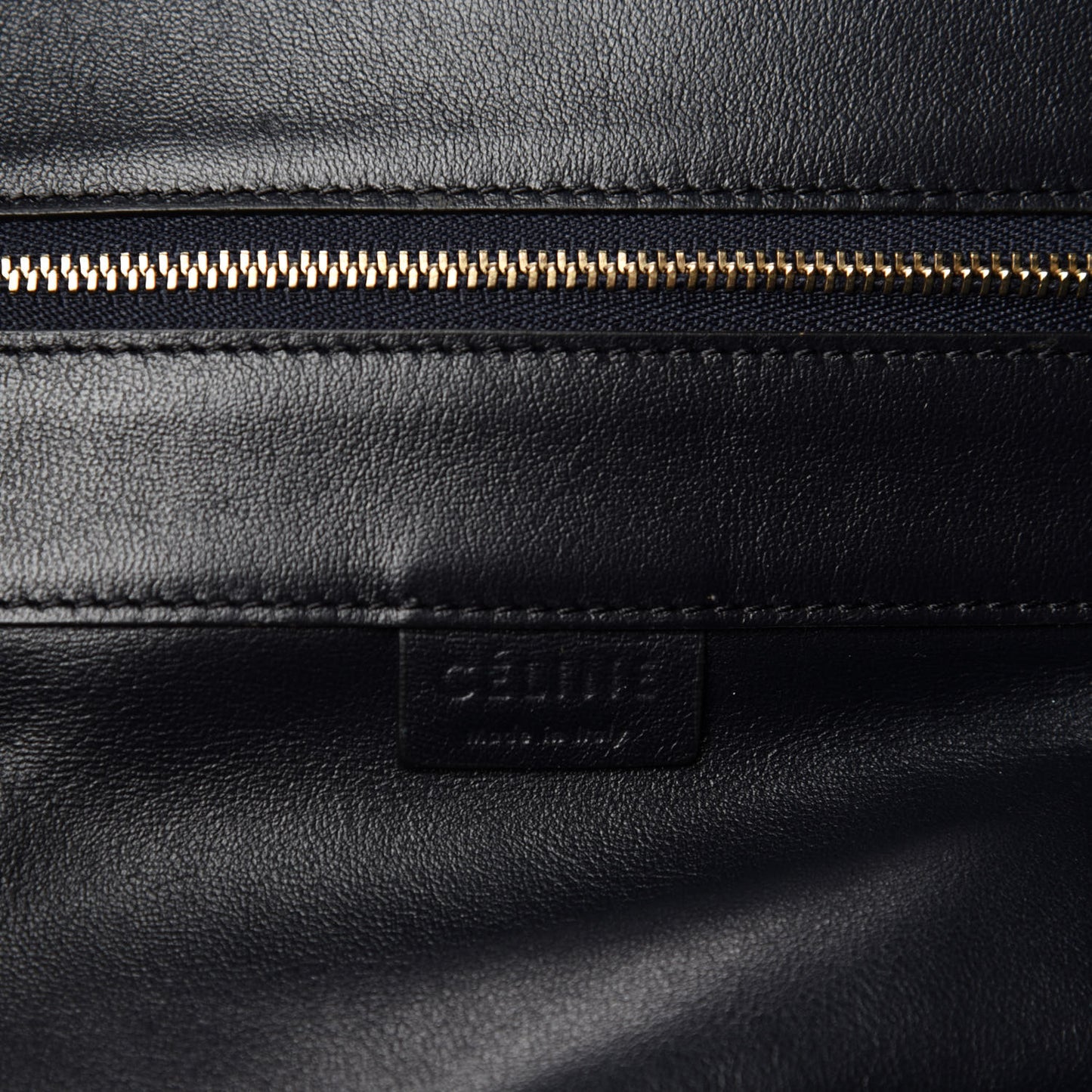 Lambskin Horizontal Cabas Black
