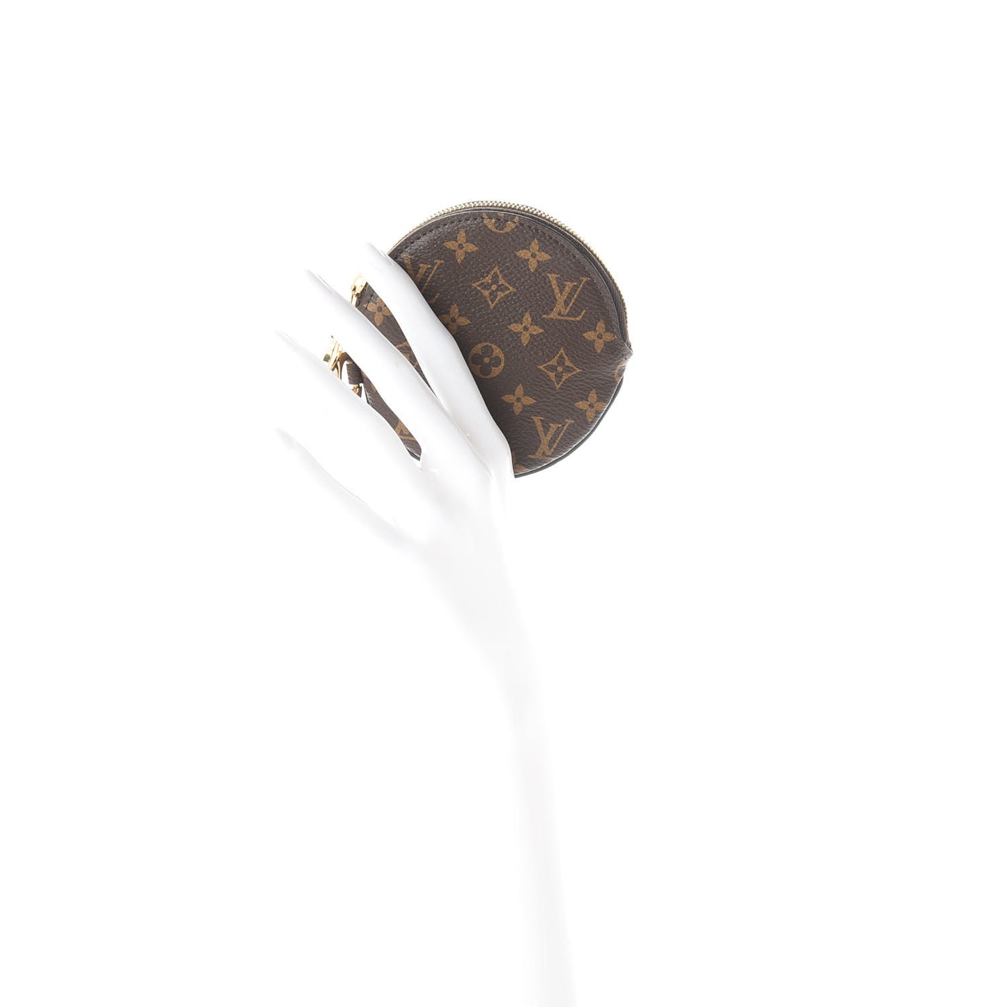 Mini Monogram Trio Pouch Round Coin Purse