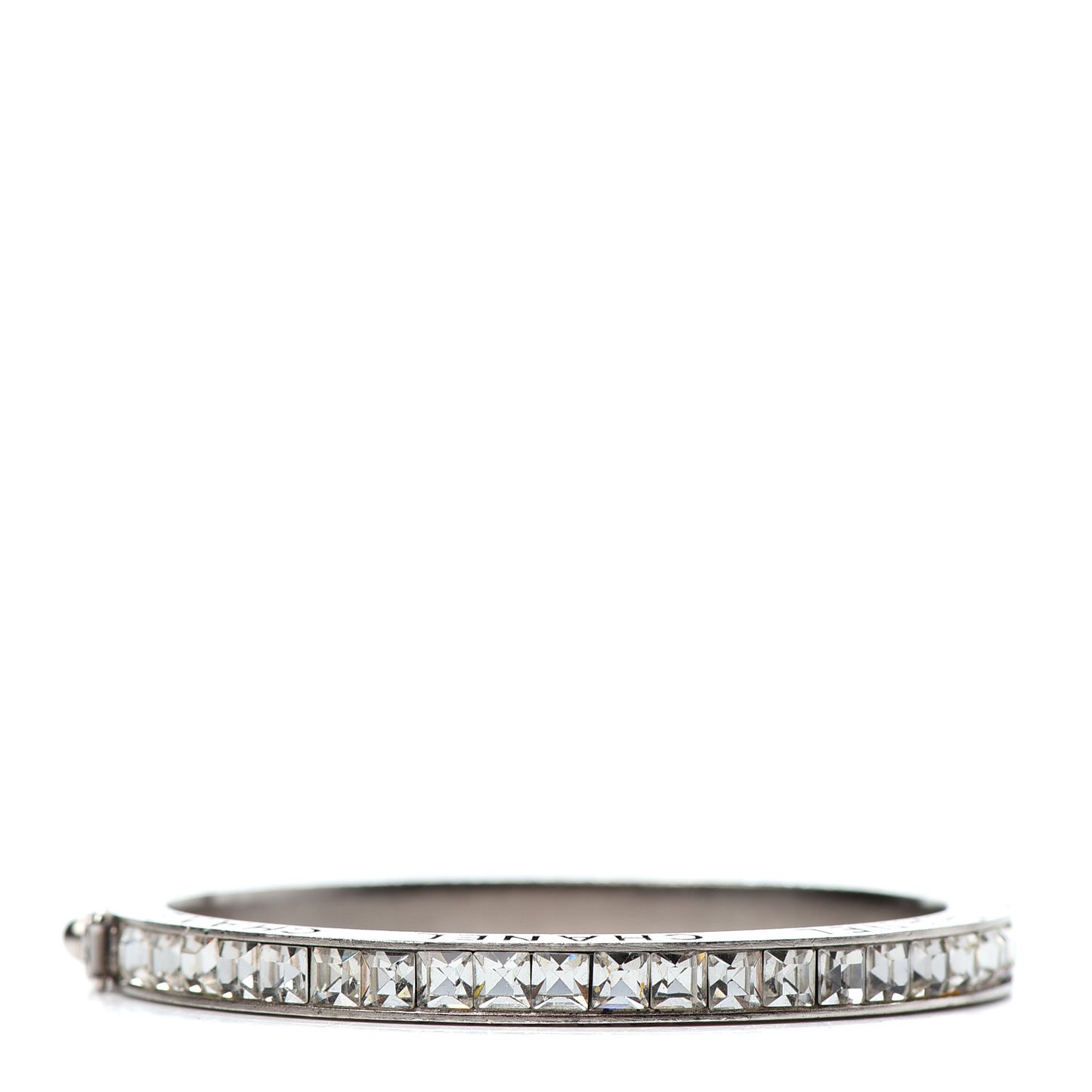 Crystal Logo Bracelet Silver