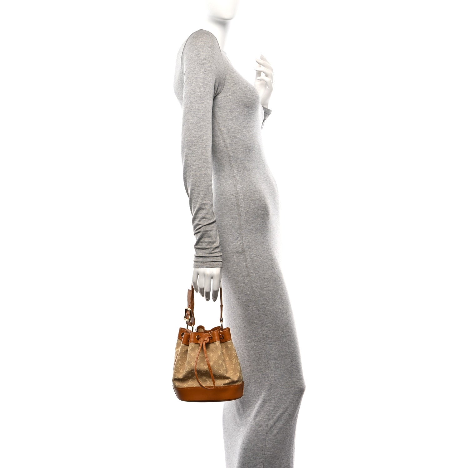 Louis Vuitton Mini Monogram Noelie Beige 2 of 12