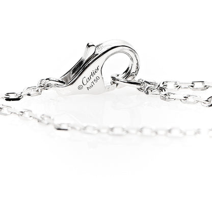 Cartier 18K White Gold Diamond SM D'Amour Pendant Necklace 3 of 5