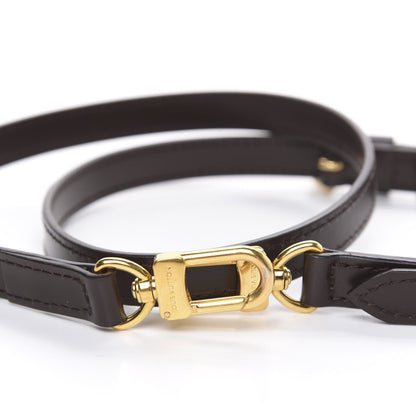 Louis Vuitton Calfskin 16mm Adjustable Shoulder Strap Brown 3 of 4